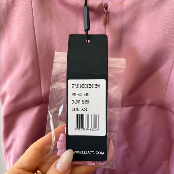 ELLIATT Rose Gown in Blush - Picture 5 of 6